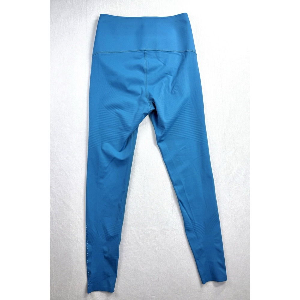 Fanka High Waisted Body Sculpt Reversible Leggings M/L Blue Compression Lift